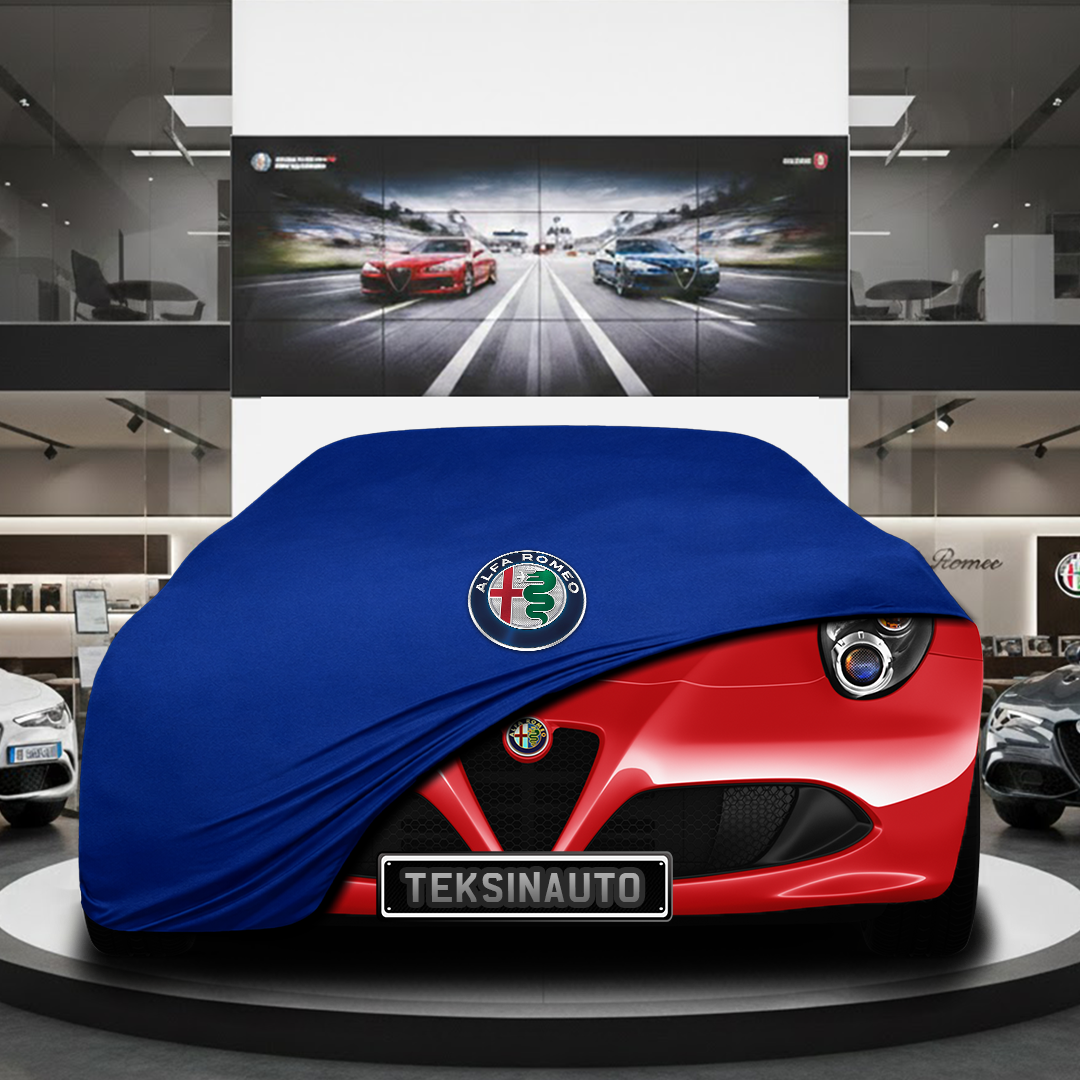 Alfa 8C Spider Roadster Custom Fit Indoor Car Cover Soft Stretch Black Gray Blue Red Dust Protection Garage Cover Laser Cut + Bag