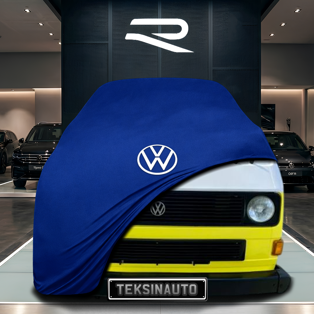 Volkswagen Transporter T3 (1979-1990) Custom Fit Indoor Car Cover Soft Stretch Black Gray Blue Red Dust Protection Garage Cover Laser Cut + Bag