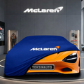 McLaren 750S (2023-) Custom Fit Indoor Car Cover Soft Stretch Black Gray Blue Red Dust Protection Garage Cover Laser Cut + Bag