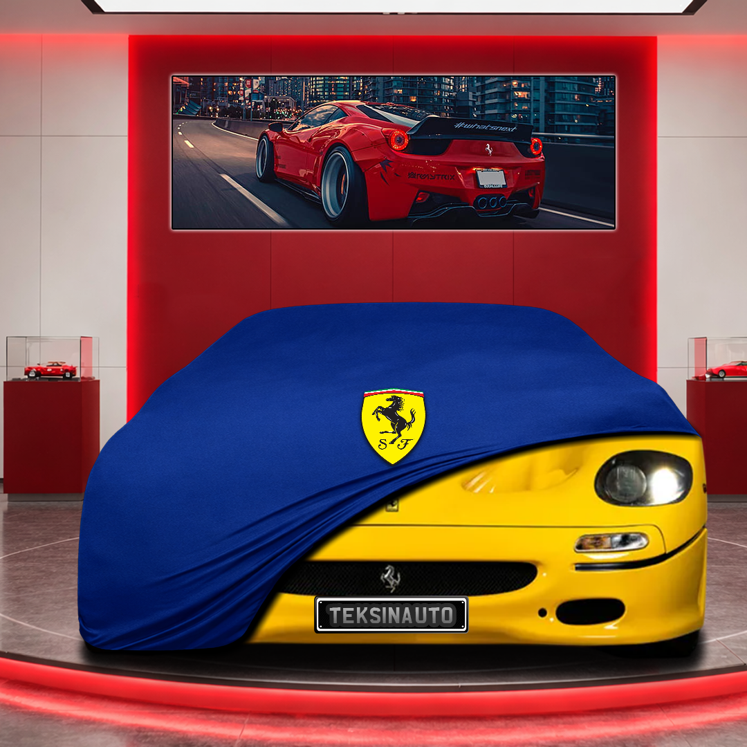Ferrari F50 Custom Fit Indoor Car Cover Soft Stretch Black Gray Blue Red Dust Protection Garage Cover Laser Cut + Bag