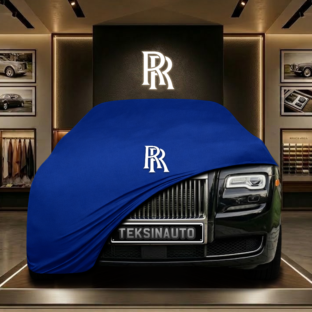 Rolls Royce Ghost Extended Wheelbase 2 (2020-) Custom Fit Indoor Car Cover Soft Stretch Black Gray Blue Red Dust Protection Garage Cover Laser Cut + Bag