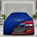 Chrysler Le Baron (1986-1996) Custom Fit Indoor Car Cover Soft Stretch Black Gray Blue Red Dust Protection Garage Cover Laser Cut + Bag