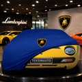Lamborghini Miura (1966-1969) Custom Fit Indoor Car Cover Soft Stretch Black Gray Blue Red Dust Protection Garage Cover Laser Cut + Bag