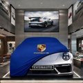 PORSCHE 911 992 2024- Custom Fit Indoor Car Cover Soft Stretch Black Gray Blue Red Dust Protection Garage Cover Laser Cut + Bag