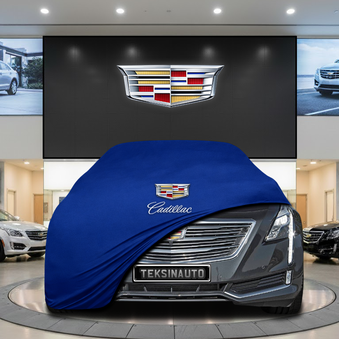 Cadillac CT6 Custom Fit Indoor Car Cover Soft Stretch Black Gray Blue Red Dust Protection Garage Cover Laser Cut + Bag