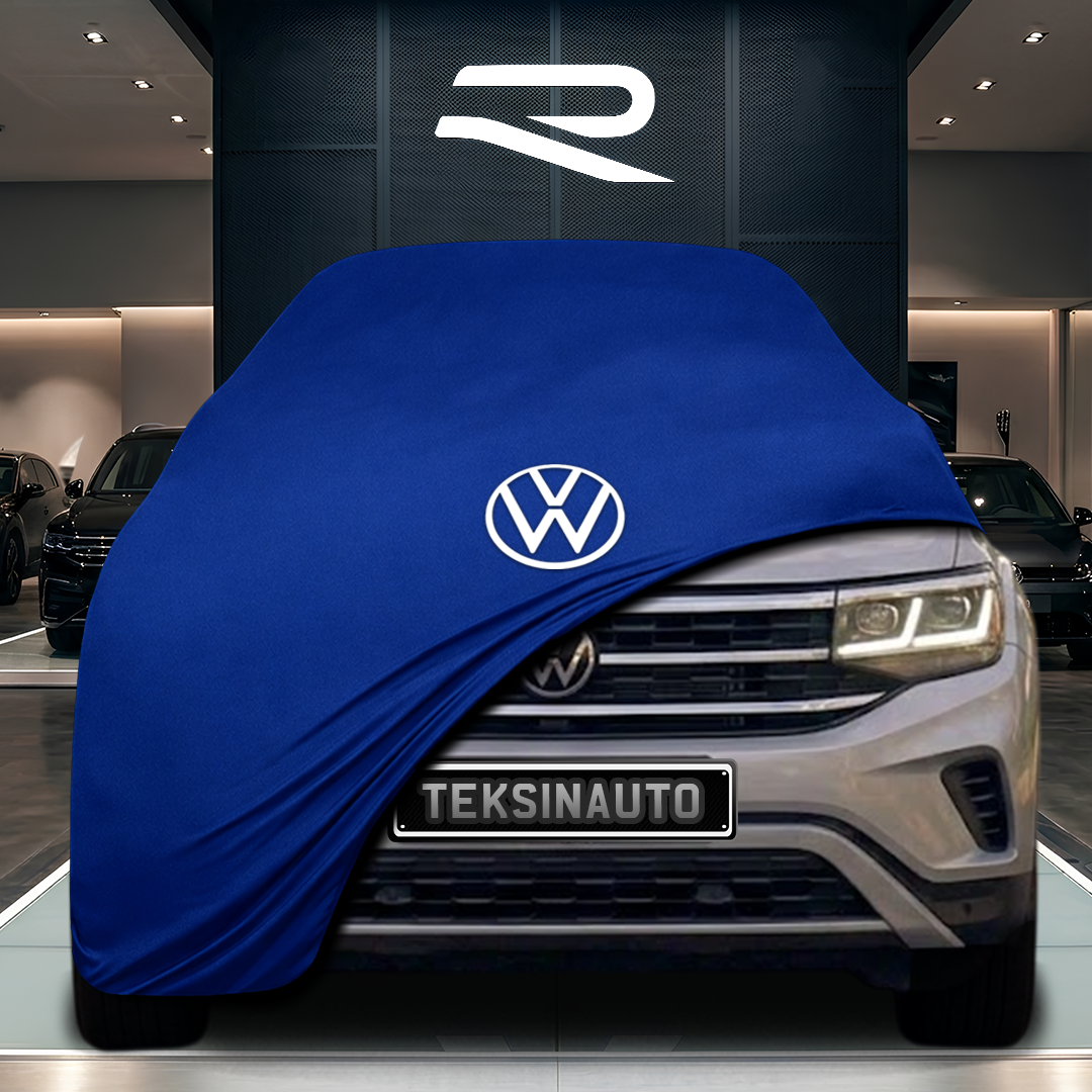 Volkswagen Teramont Custom Fit Indoor Car Cover Soft Stretch Black Gray Blue Red Dust Protection Garage Cover Laser Cut + Bag