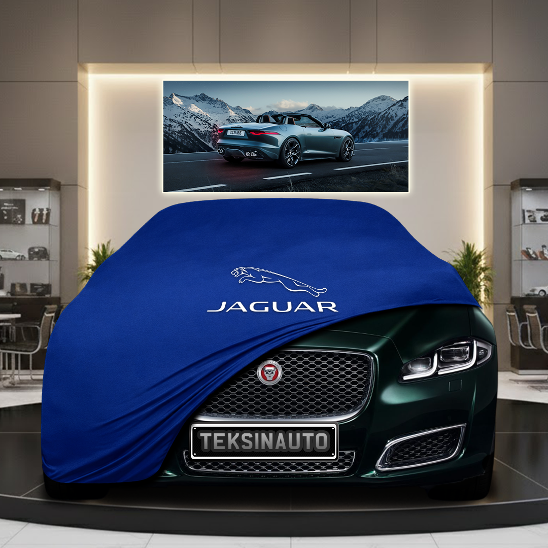 Jaguar XJ Long (X351) (2015-2019) Custom Fit Indoor Car Cover Soft Stretch Black Gray Blue Red Dust Protection Garage Cover Laser Cut + Bag
