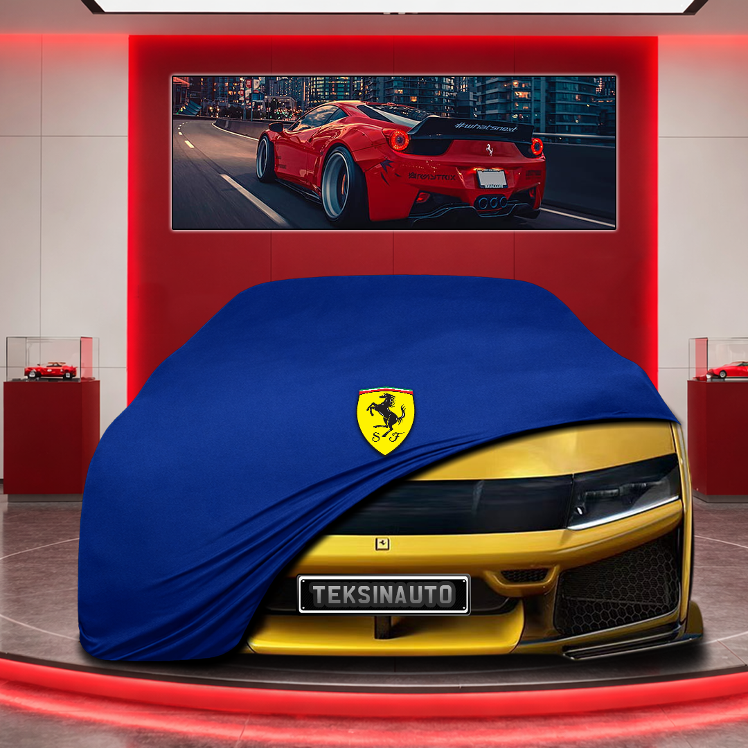 Ferrari F80 Custom Fit Indoor Car Cover Soft Stretch Black Gray Blue Red Dust Protection Garage Cover Laser Cut + Bag