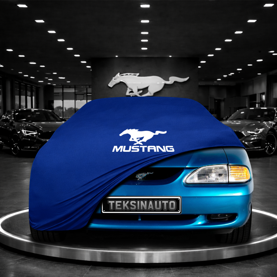 MUSTANG 4 1994-2004 Custom Fit Indoor Car Cover Soft Stretch Black Gray Blue Red Dust Protection Garage Cover Laser Cut + Bag
