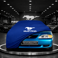 MUSTANG 4 1994-2004 Custom Fit Indoor Car Cover Soft Stretch Black Gray Blue Red Dust Protection Garage Cover Laser Cut + Bag