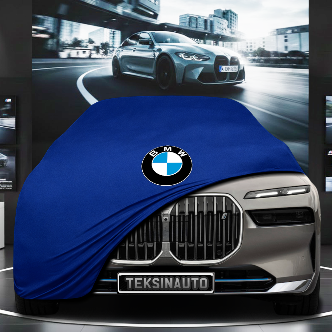 BMW 7 G70 (2023-) Custom Fit Indoor Car Cover Soft Stretch Black Gray Blue Red Dust Protection Garage Cover Laser Cut + Bag