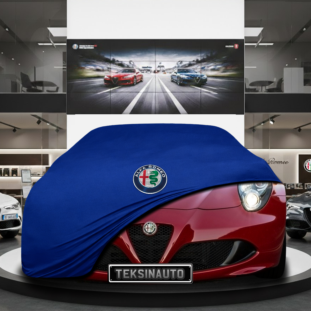 Alfa Romeo 4C CoupeCustom Fit Indoor Car Cover Soft Stretch Black Gray Blue Red Dust Protection Garage Cover Laser Cut + Bag