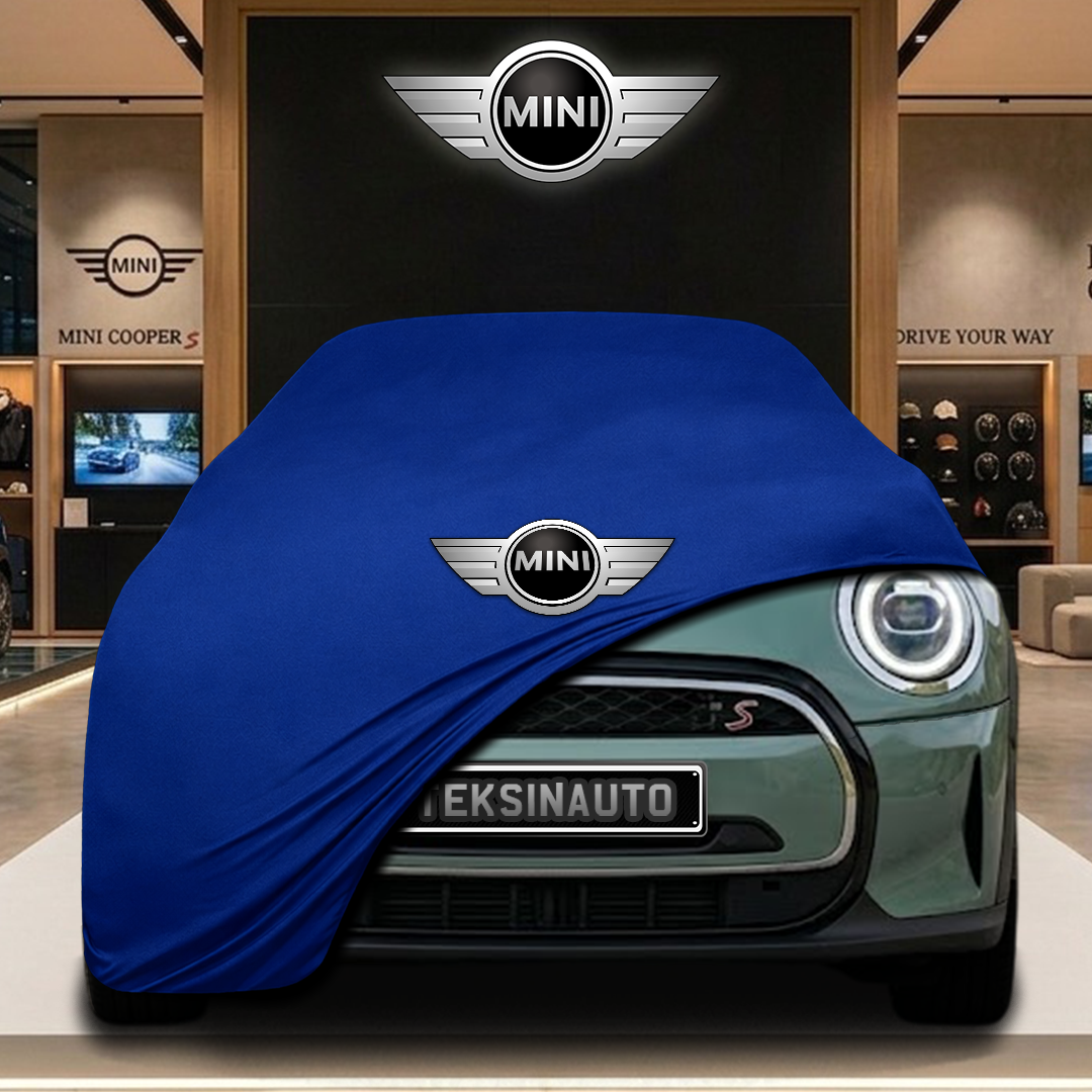MİNİ COOPER HATCH F66 2024- Custom Fit Indoor Car Cover Soft Stretch Black Gray Blue Red Dust Protection Garage Cover Laser Cut + Bag