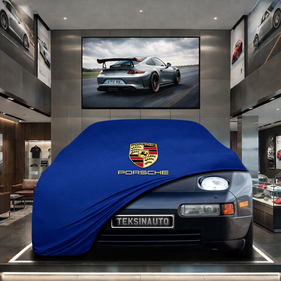 PORSCHE 928 1977-1995 Custom Fit Indoor Car Cover Soft Stretch Black Gray Blue Red Dust Protection Garage Cover Laser Cut + Bag