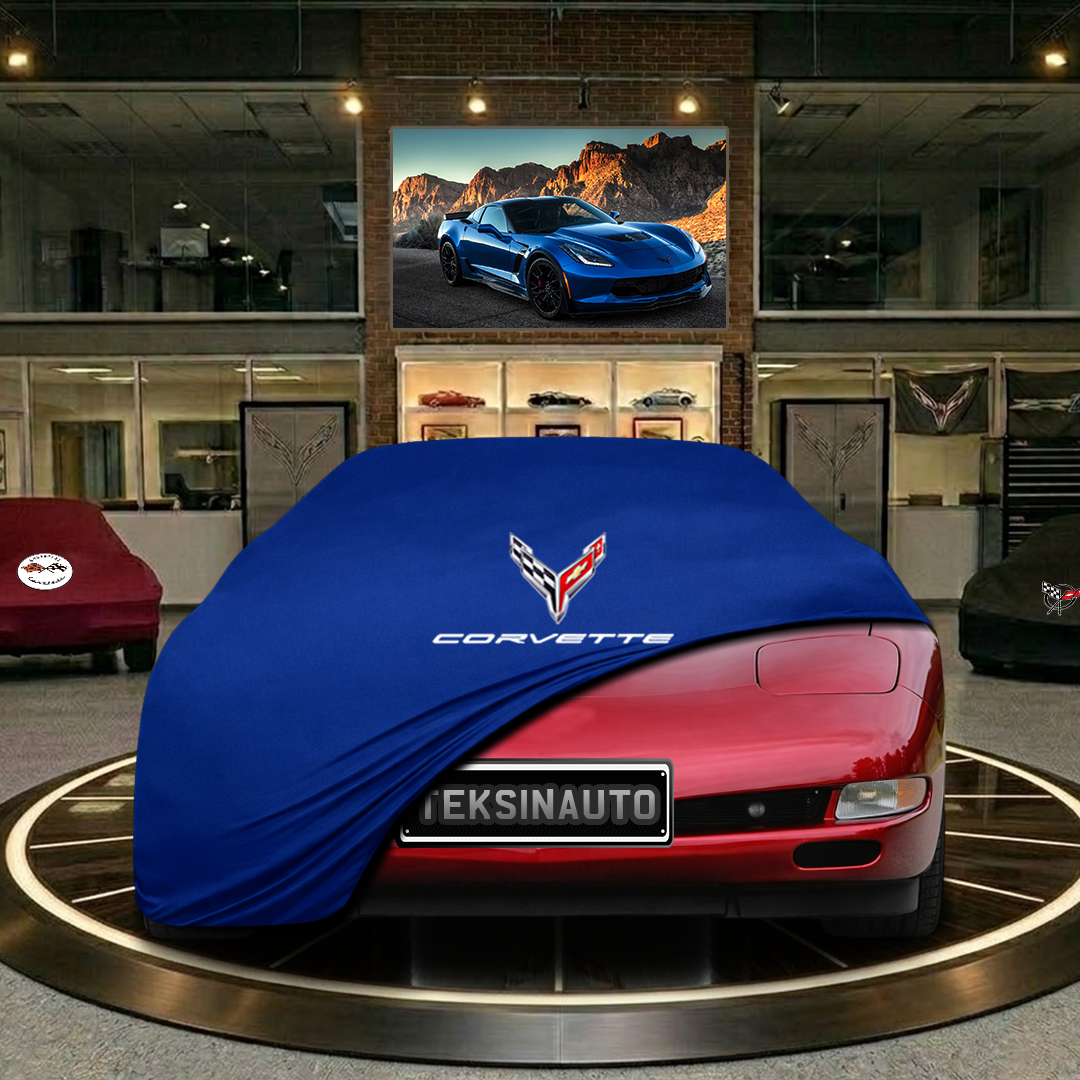 Corvette C5 Custom Fit Indoor Car Cover Soft Stretch Black Gray Blue Red Dust Protection Garage Cover Laser Cut + Bag