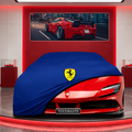 Ferrari SF90 Custom Fit Indoor Car Cover Soft Stretch Black Gray Blue Red Dust Protection Garage Cover Laser Cut + Bag