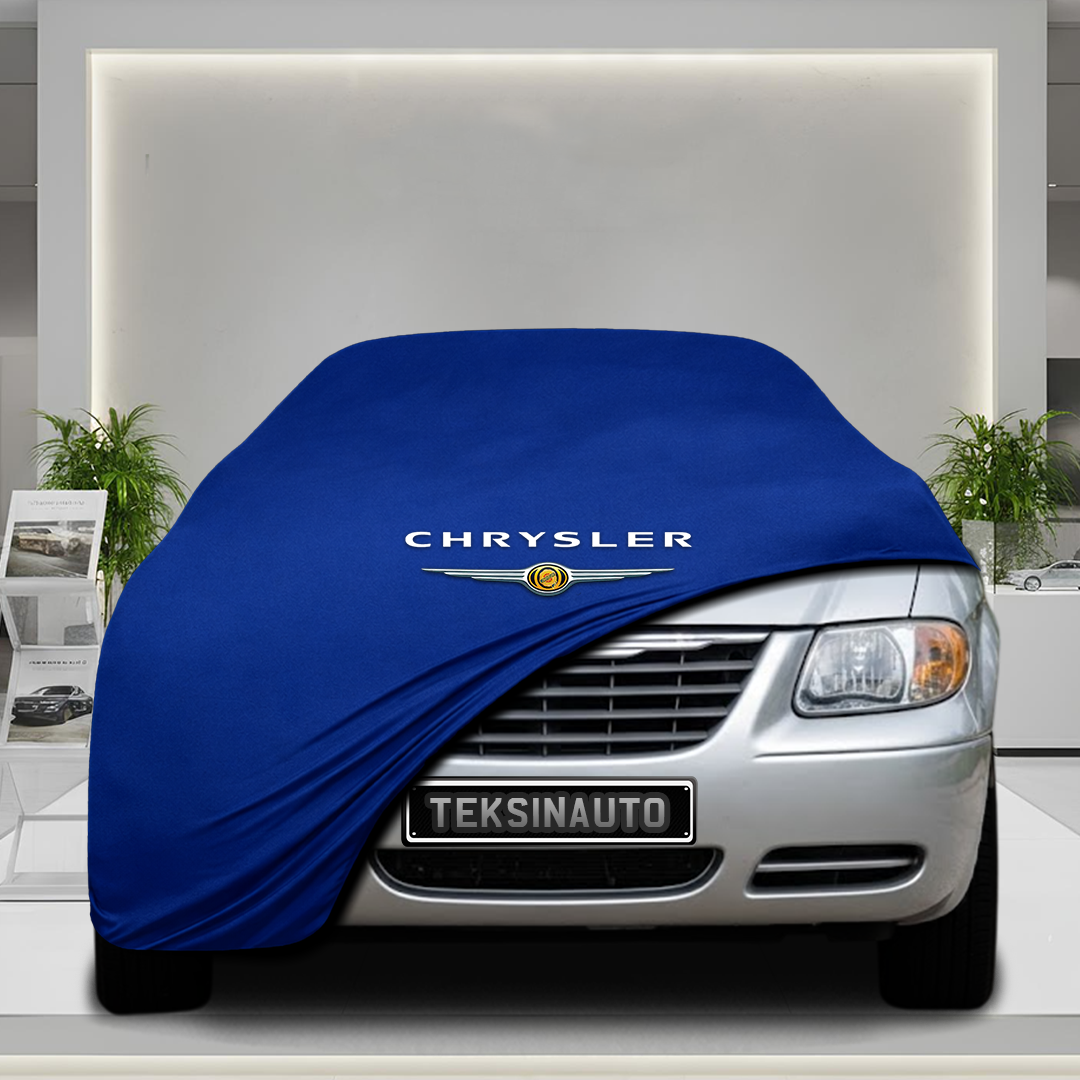Chrysler Voyager (2001-2008)  Custom Fit Indoor Car Cover Soft Stretch Black Gray Blue Red Dust Protection Garage Cover Laser Cut + Bag