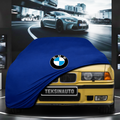 BMW 3 Series Sedan E36 (1991-1998) Custom Fit Indoor Car Cover Soft Stretch Black Gray Blue Red Dust Protection Garage Cover Laser Cut + Bag