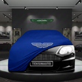 Aston Martin DBS V12 (2007-2012) Custom Fit Indoor Car Cover Soft Stretch Black Gray Blue Red Dust Protection Garage Cover Laser Cut + Bag