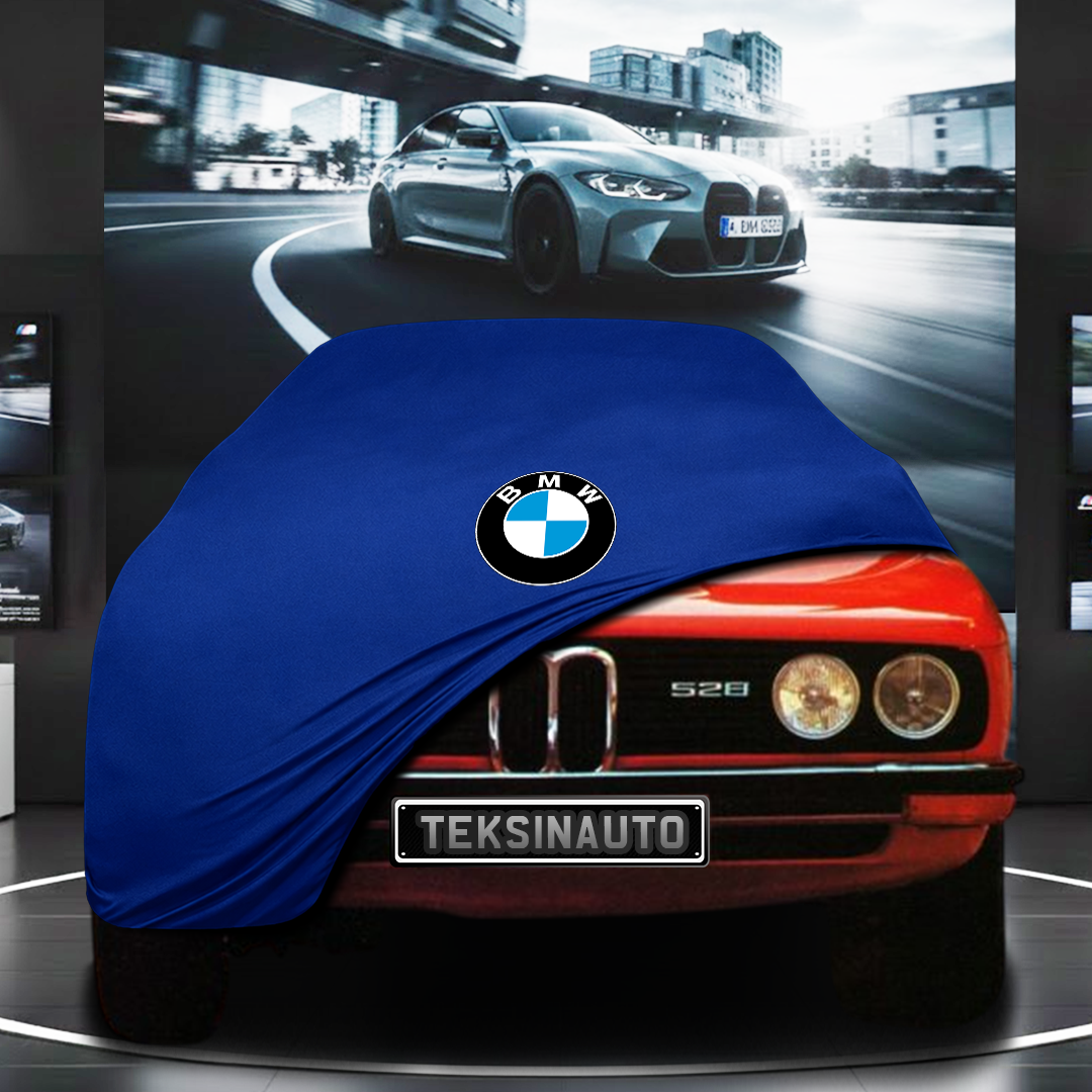 BMW 5 E12 (1972-1981) Custom Fit Indoor Car Cover Soft Stretch Black Gray Blue Red Dust Protection Garage Cover Laser Cut + Bag