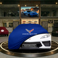 Chevrolet Corvette C8 (2020-) Custom Fit Indoor Car Cover Soft Stretch Black Gray Blue Red Dust Protection Garage Cover Laser Cut + Bag