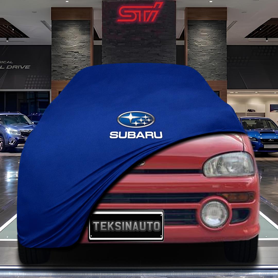 Subaru Vivio (1992-2000) Custom Fit Indoor Car Cover Soft Stretch Black Gray Blue Red Dust Protection Garage Cover Laser Cut + Bag
