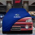 Subaru Vivio (1992-2000) Custom Fit Indoor Car Cover Soft Stretch Black Gray Blue Red Dust Protection Garage Cover Laser Cut + Bag