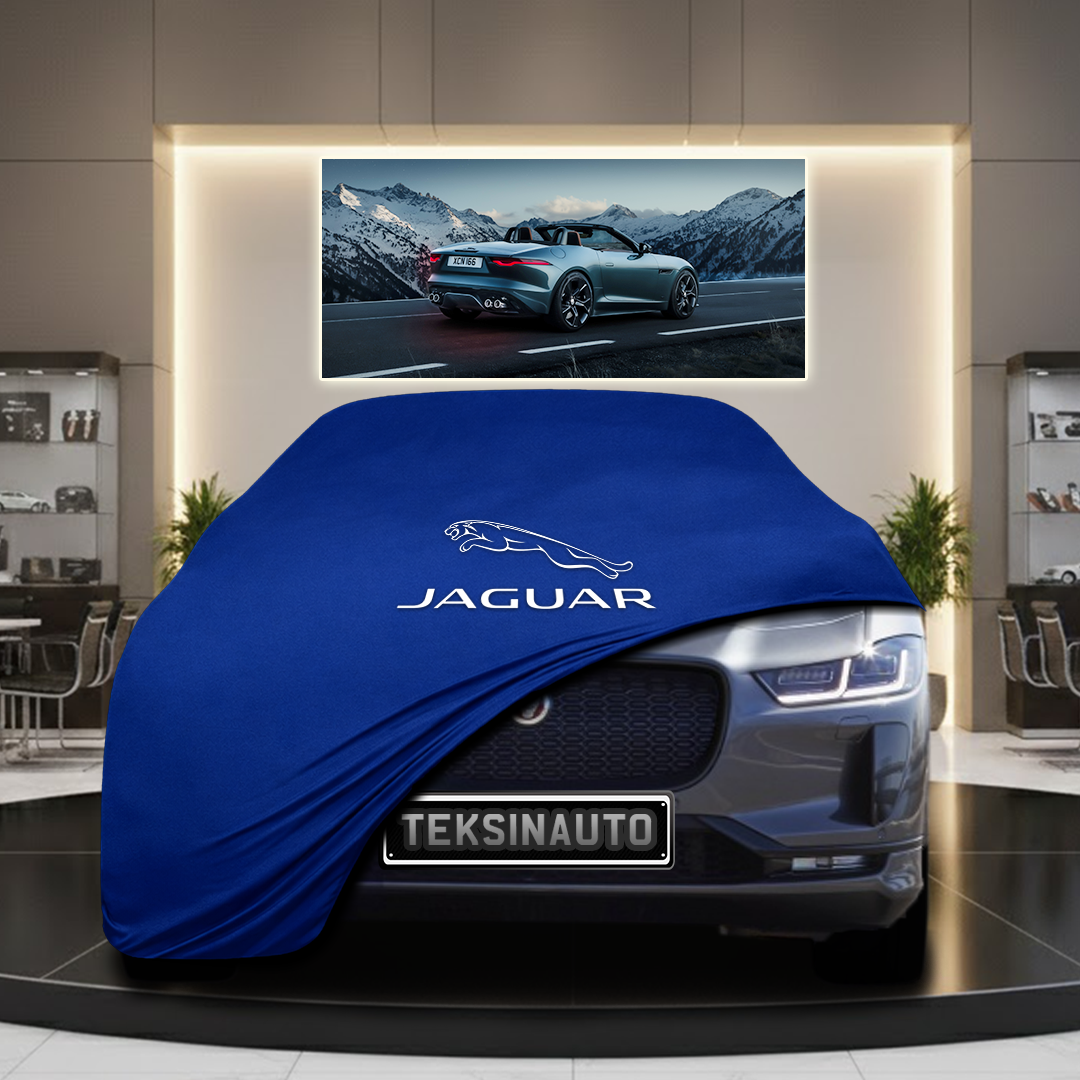 Jaguar I Pace Custom Fit Indoor Car Cover Soft Stretch Black Gray Blue Red Dust Protection Garage Cover Laser Cut + Bag