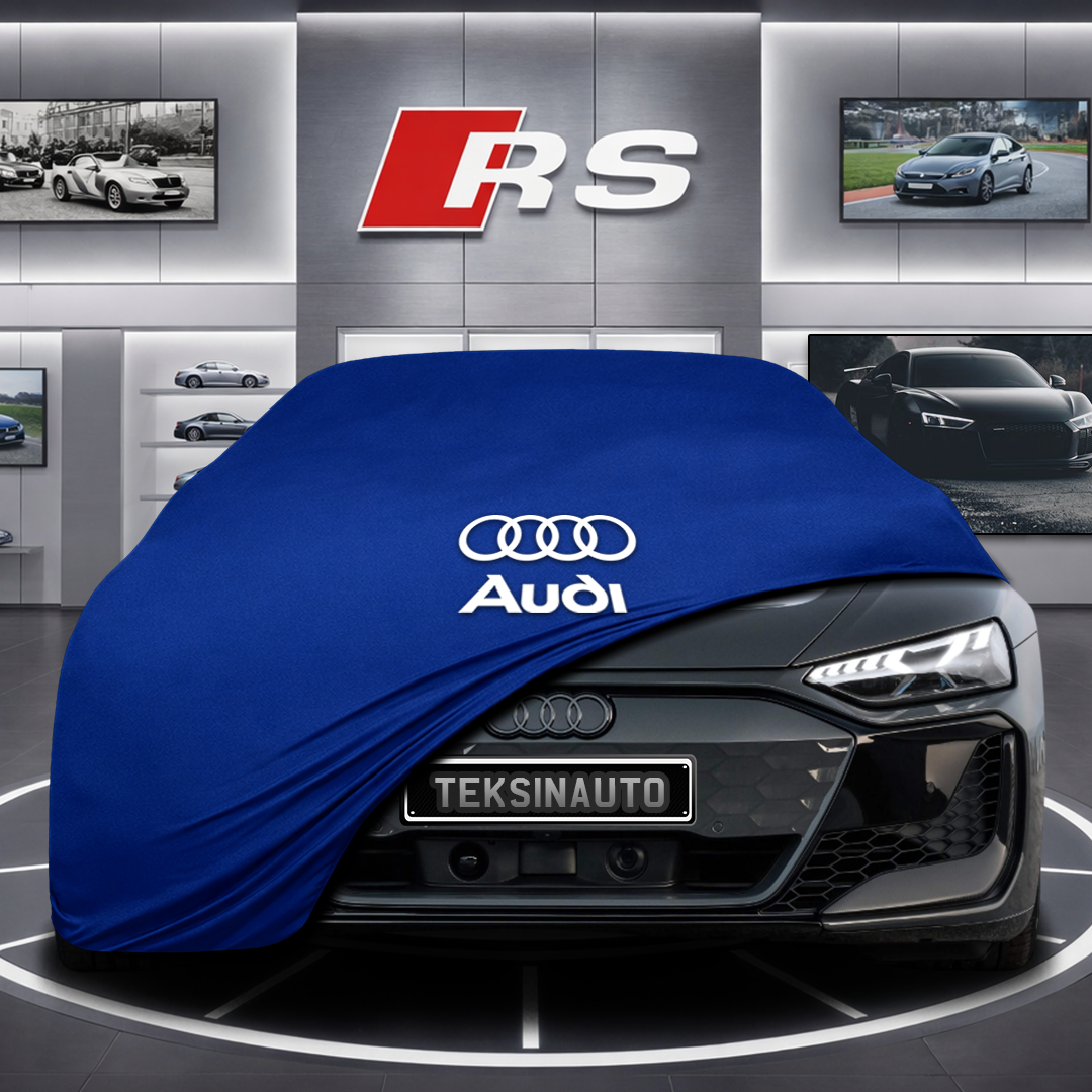 AUDİ E-TRON GT 2025- Custom Fit Indoor Car Cover Soft Stretch Black Gray Blue Red Dust Protection Garage Cover Laser Cut + Bag