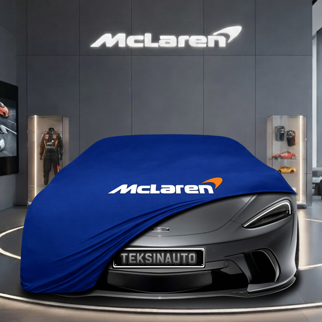 McLaren GTS (2023-) Custom Fit Indoor Car Cover Soft Stretch Black Gray Blue Red Dust Protection Garage Cover Laser Cut + Bag