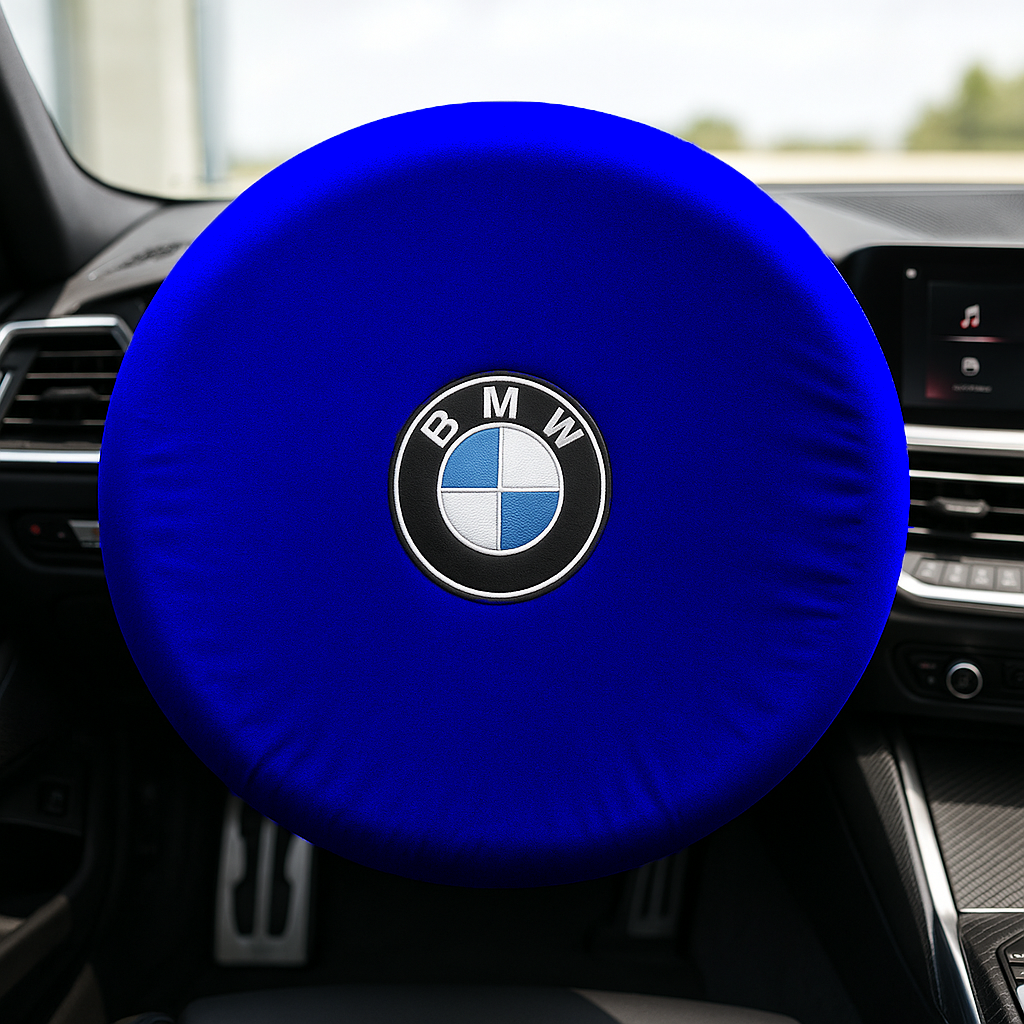 Steering Wheel Cover Soft Elastic Premium Fabric For all BMW Model