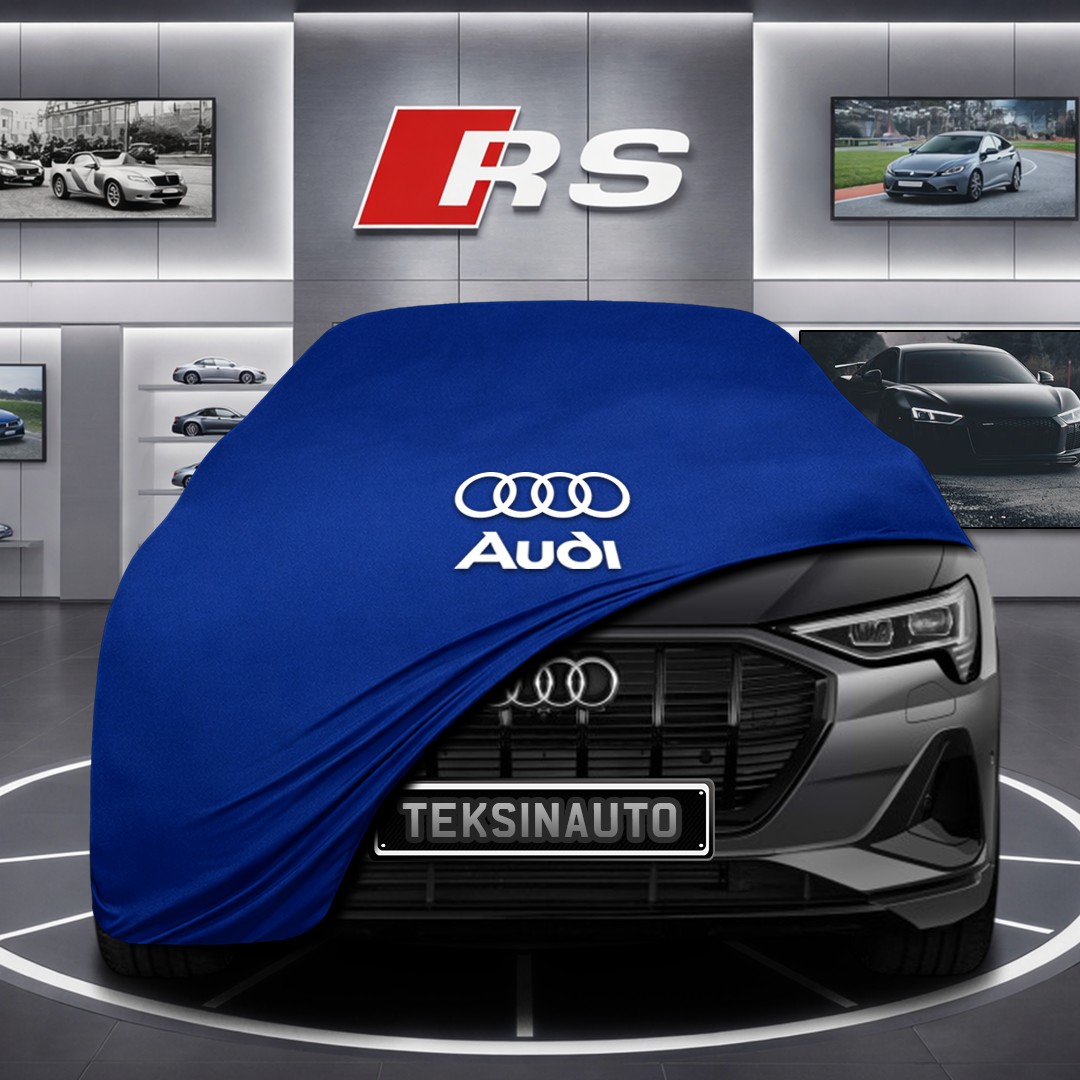AUDİ Q5 E-TRON 2022- Custom Fit Indoor Car Cover Soft Stretch Black Gray Blue Red Dust Protection Garage Cover Laser Cut + Bag