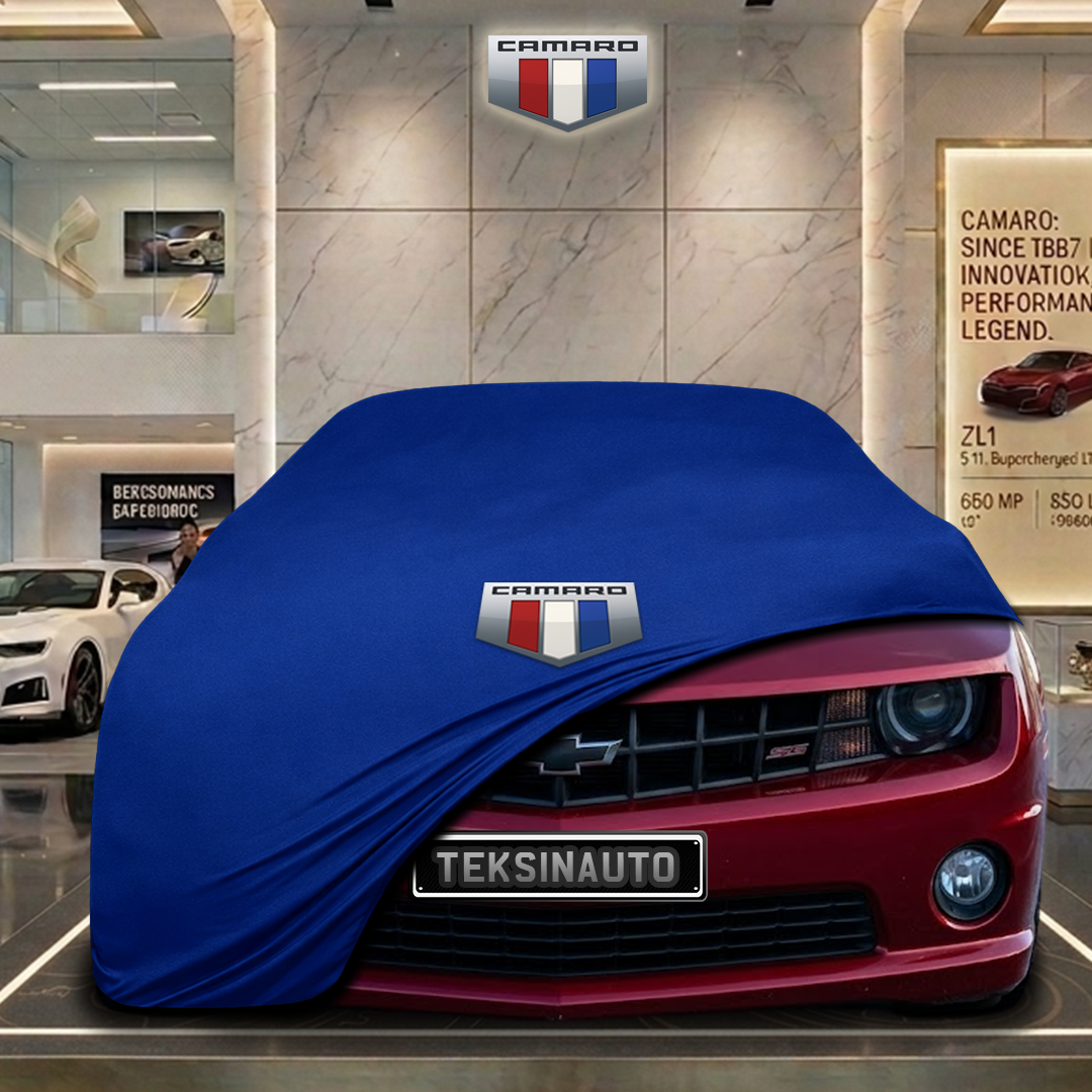 CHEVROLET CAMARO 5 (2011-2016) Custom Fit Indoor Car Cover Soft Stretch Black Gray Blue Red Dust Protection Garage Cover Laser Cut + Bag