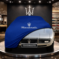 MASERATİ GHİBLİ AM115 (1967-1973) Custom Fit Indoor Car Cover Soft Stretch Black Gray Blue Red Dust Protection Garage Cover Laser Cut + Bag