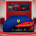 Ferrari Sergio Custom Fit Indoor Car Cover Soft Stretch Black Gray Blue Red Dust Protection Garage Cover Laser Cut + Bag
