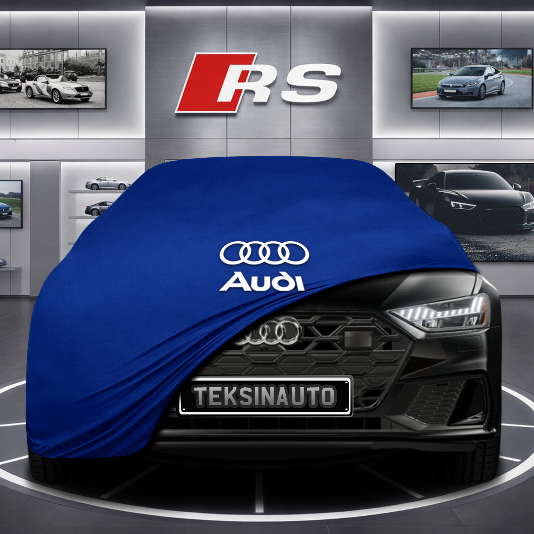 AUDİ A7L 2021- Custom Fit Indoor Car Cover Soft Stretch Black Gray Blue Red Dust Protection Garage Cover Laser Cut + Bag