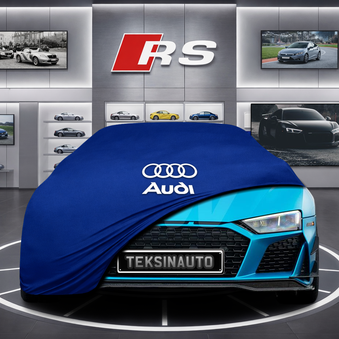 AUDİ R8 COUPE 4S Custom Fit Indoor Car Cover Soft Stretch Black Gray Blue Red Dust Protection Garage Cover Laser Cut + Bag