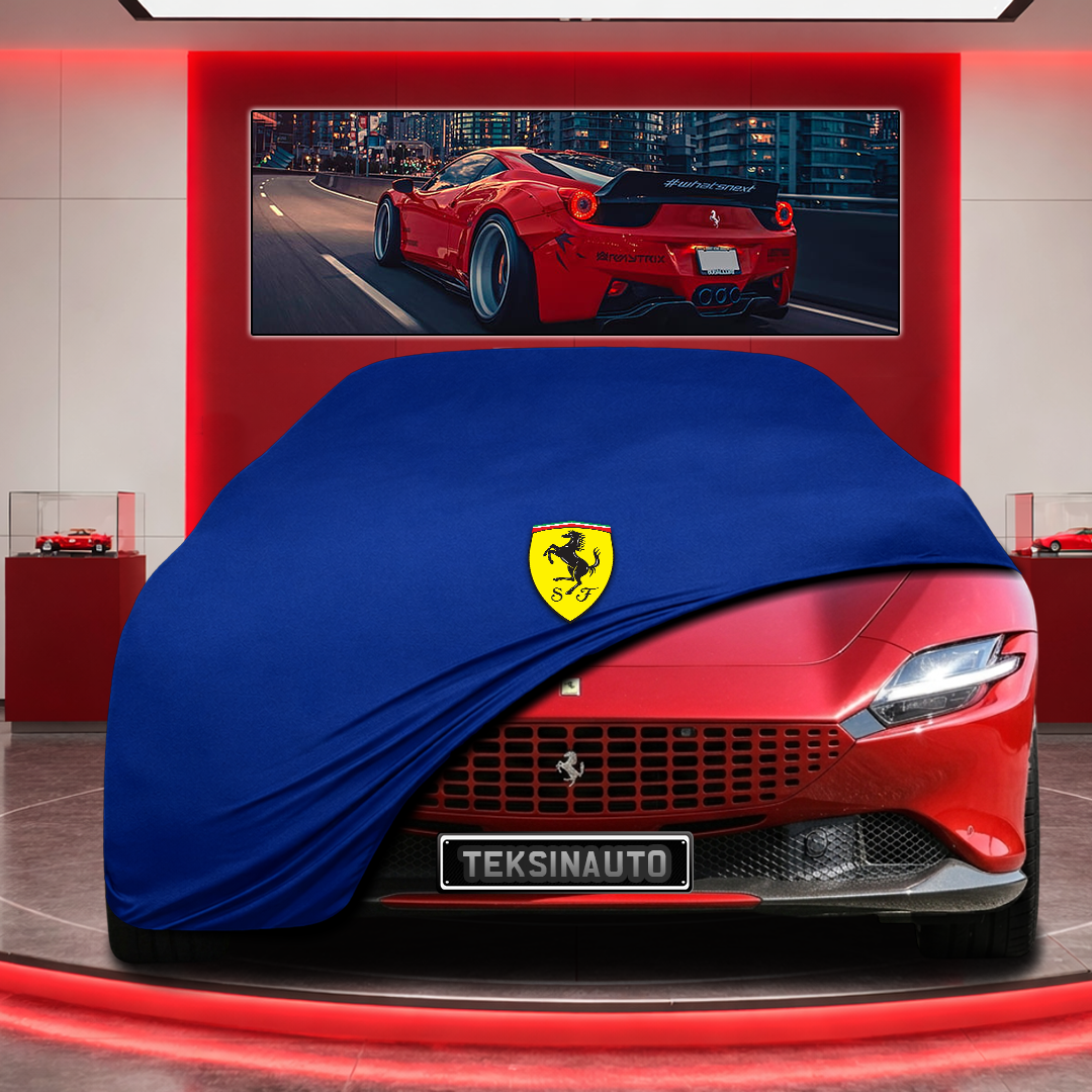 Ferrari Car Cover — Ferrari Indoor Car Cover Custom Fit for All Models