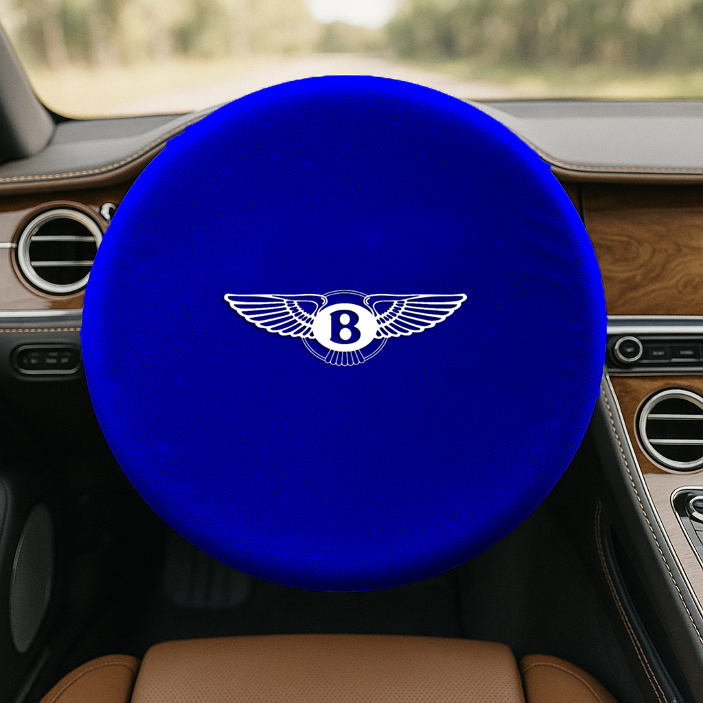 Steering Wheel Cover Soft Elastic Premium Fabric For all Bentley Model