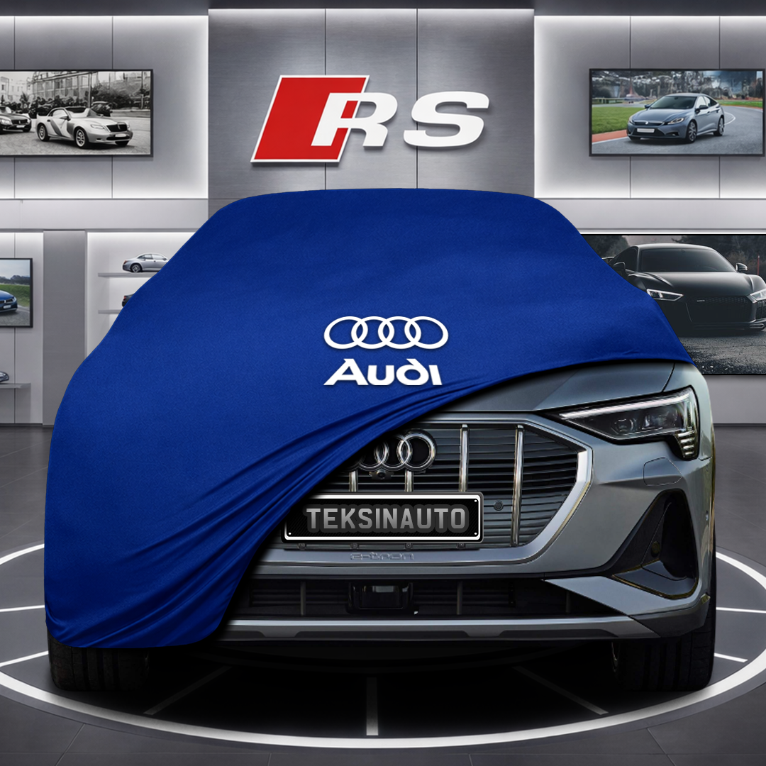 AUDİ E-TRON GE SPORTBACK 2018-2022 Custom Fit Indoor Car Cover Soft Stretch Black Gray Blue Red Dust Protection Garage Cover Laser Cut + Bag