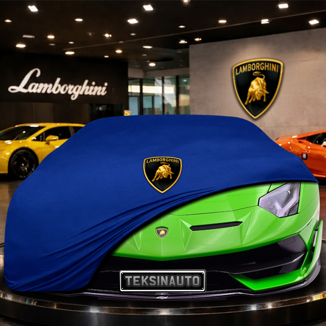 Lamborghini Aventador SVJ (2018-) Indoor Car Cover Custom Fit, Black, Gray, Blue, Red Color