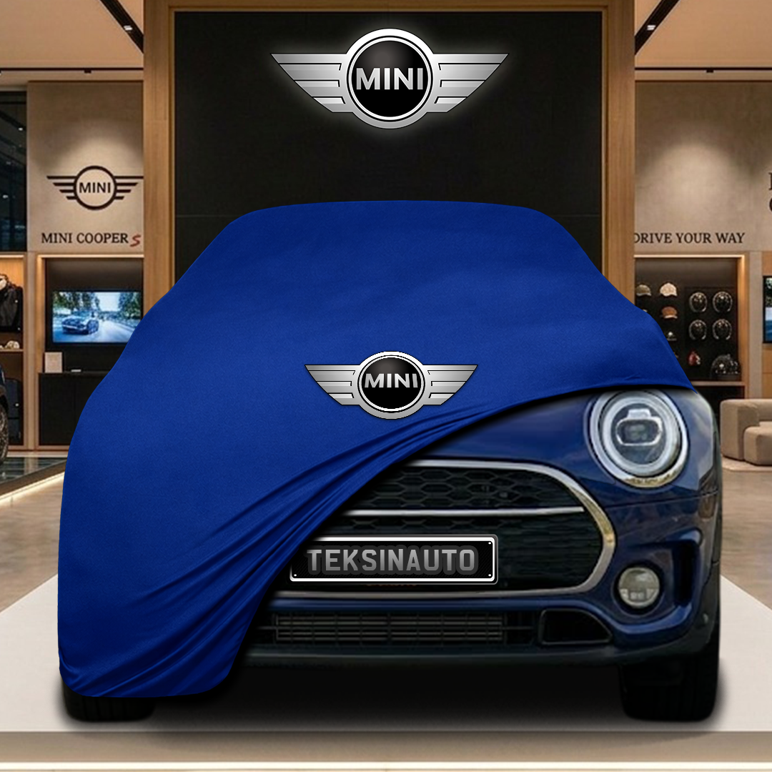 MİNİ COOPER CLUBMAN F54 Custom Fit Indoor Car Cover Soft Stretch Black Gray Blue Red Dust Protection Garage Cover Laser Cut + Bag