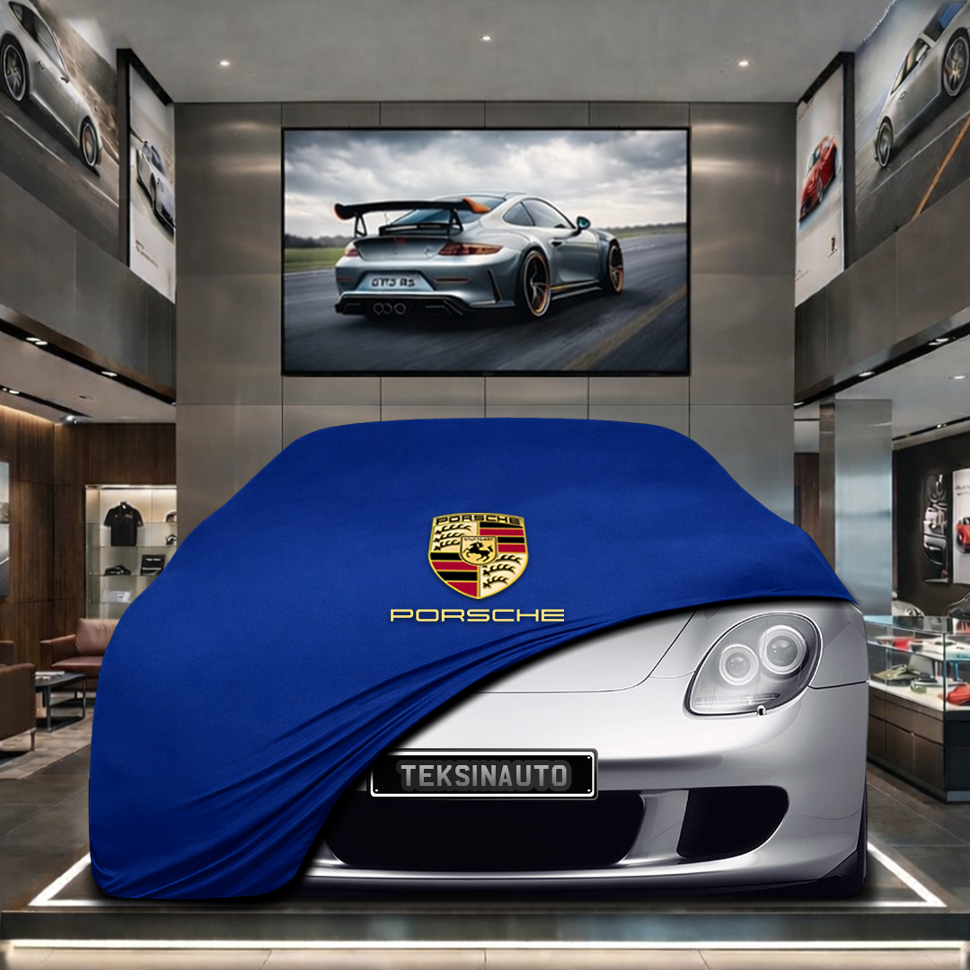 Porsche Carrera GT Custom Fit Indoor Car Cover Soft Stretch Black Gray Blue Red Dust Protection Garage Cover Laser Cut + Bag