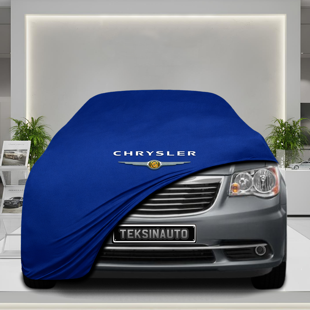 Chrysler Town Country (1996-2016)  Custom Fit Indoor Car Cover Soft Stretch Black Gray Blue Red Dust Protection Garage Cover Laser Cut + Bag