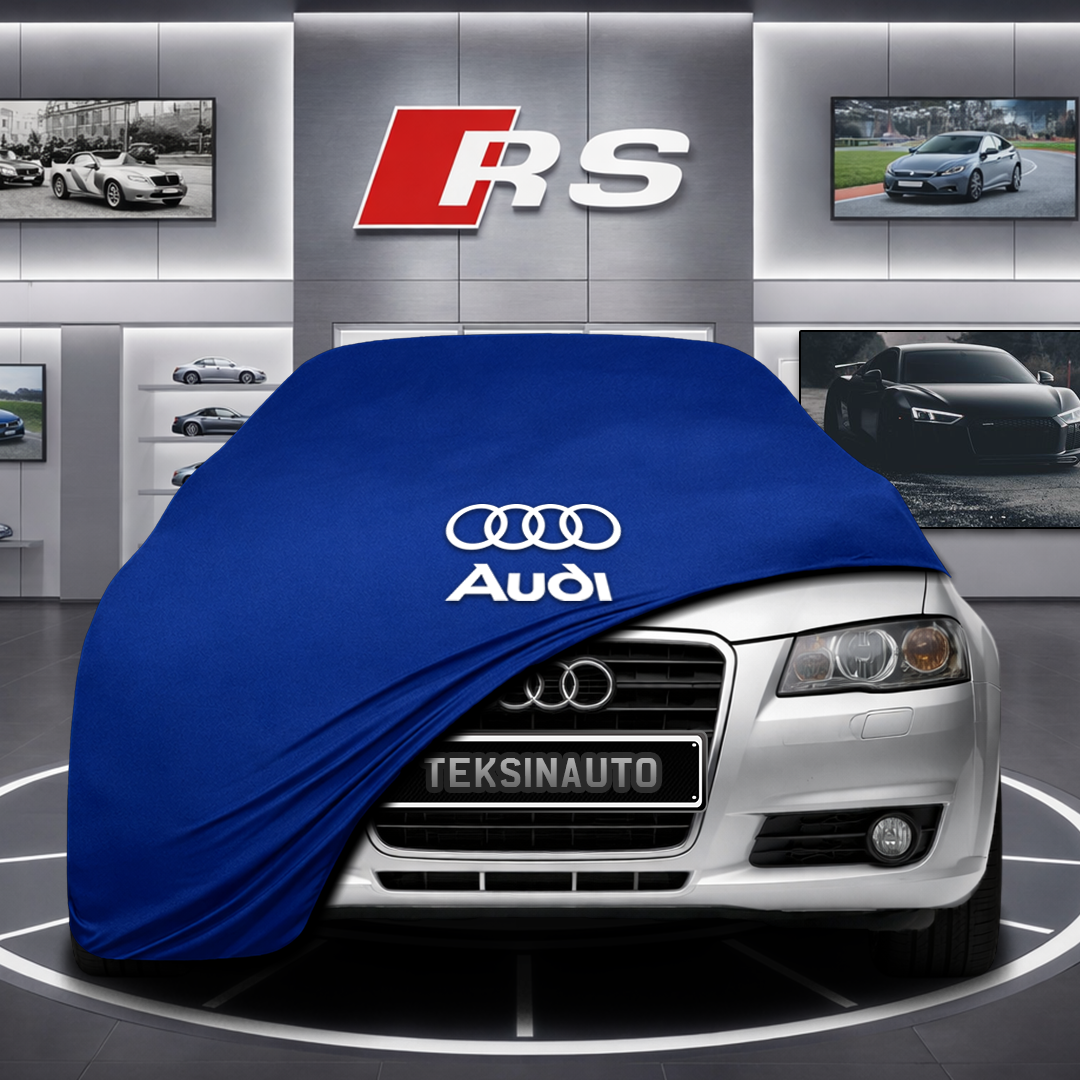 AUDİ A3 8P Custom Fit Indoor Car Cover Soft Stretch Black Gray Blue Red Dust Protection Garage Cover Laser Cut + Bag