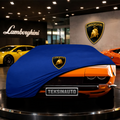 Lamborghini Jarama (1970-1976) Custom Fit Indoor Car Cover Soft Stretch Black Gray Blue Red Dust Protection Garage Cover Laser Cut + Bag