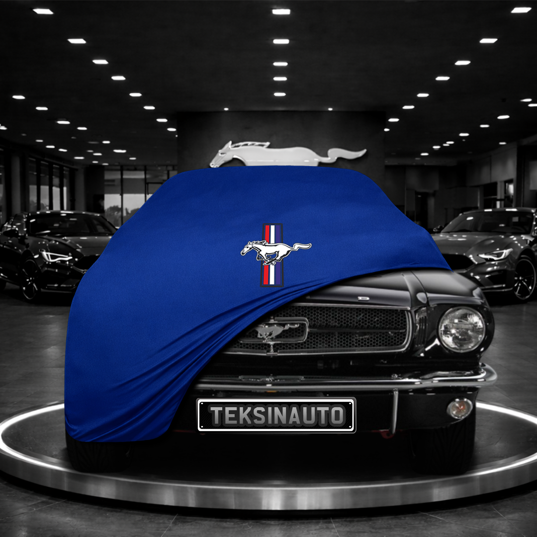 MUSTANG 1 MY 64 1964-1973 Custom Fit Indoor Car Cover Soft Stretch Black Gray Blue Red Dust Protection Garage Cover Laser Cut + Bag