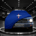 Ford Mustang 1 MY67 (1964-1973) Custom Fit Indoor Car Cover Soft Stretch Black Gray Blue Red Dust Protection Garage Cover Laser Cut + Bag