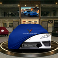 Chevrolet Corvette C8 (2020-) Custom Fit Indoor Car Cover Soft Stretch Black Gray Blue Red Dust Protection Garage Cover Laser Cut + Bag