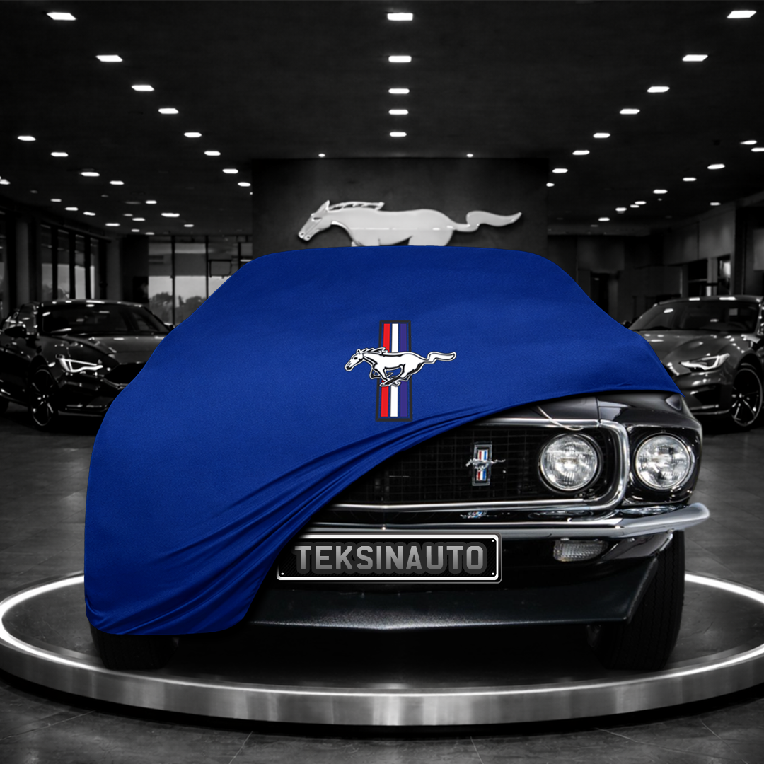 MUSTANG 1 MY 69 1964-1973  Custom Fit Indoor Car Cover Soft Stretch Black Gray Blue Red Dust Protection Garage Cover Laser Cut + Bag